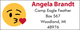 Kisses Emoji Return Address Labels Image 2 of 2